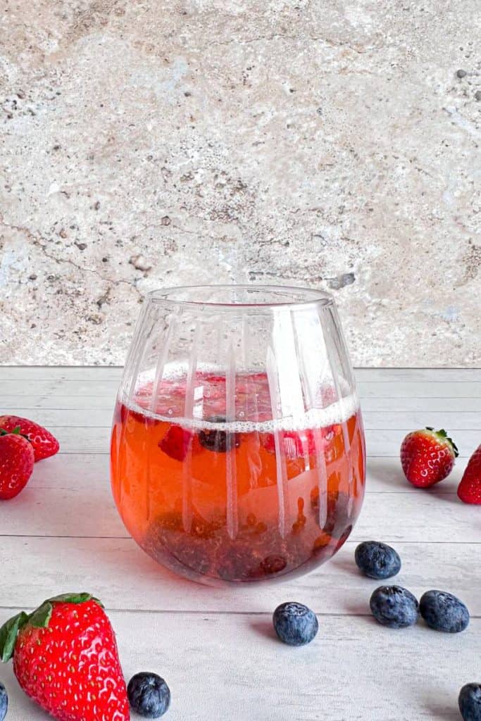 berry beer punch drink