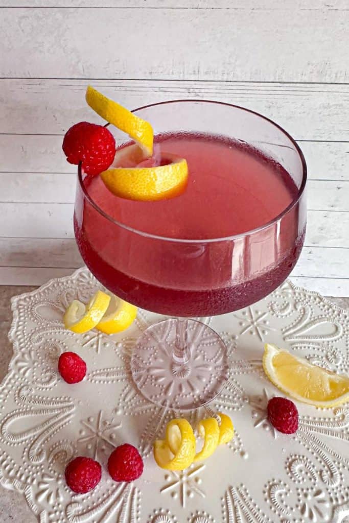 Chambord Daiquiri in coupe glass