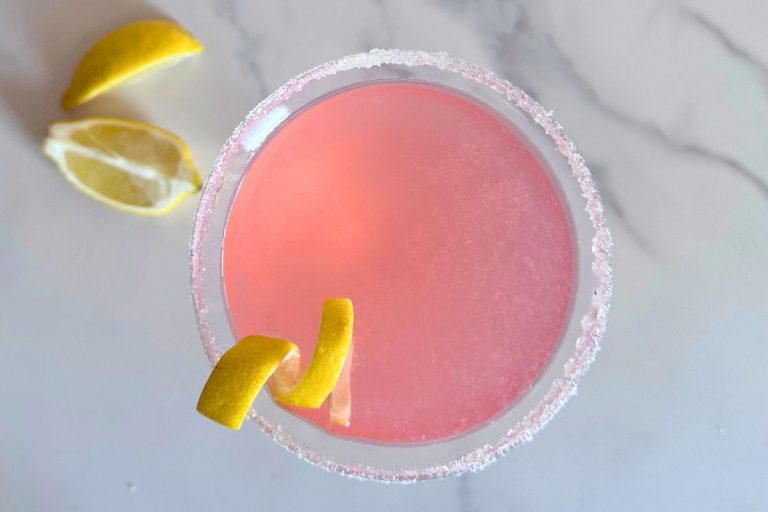 Pink Lemon Drop Martini