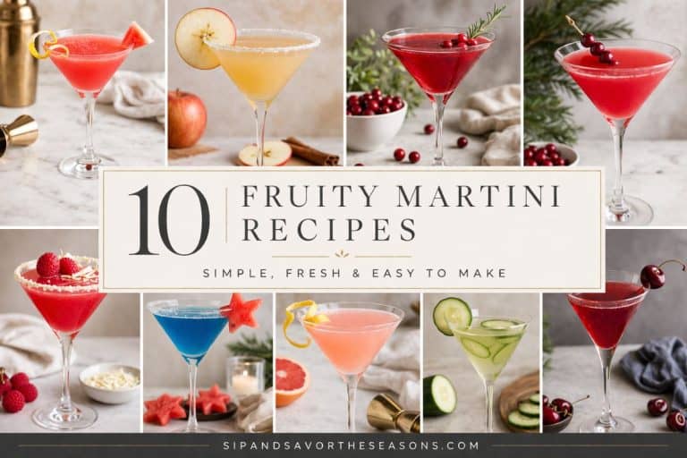 10 Fruity Martini Recipes That Are Fresh, Fun & So Easy to Make
